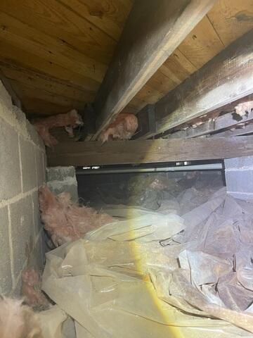 Crawl Space Debris in Tuscumbia, AL