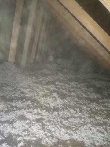 Attic well insulated