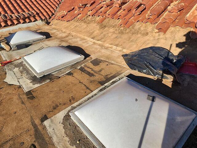 Removing of Mortify Bitumen Roof.
