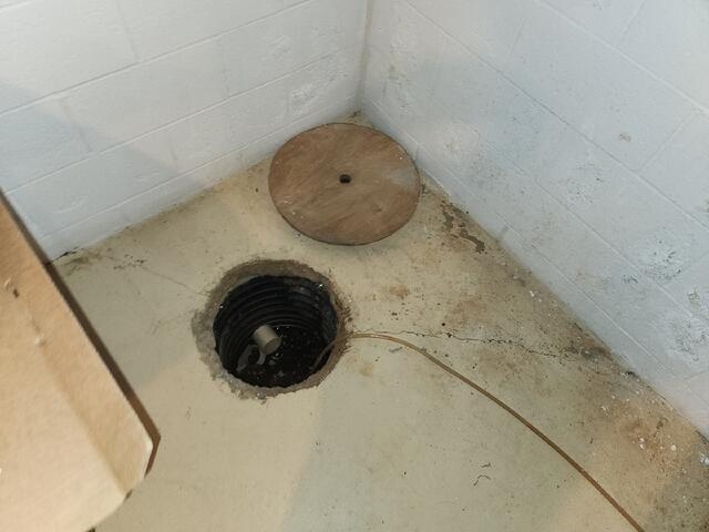 Sump Pump Before