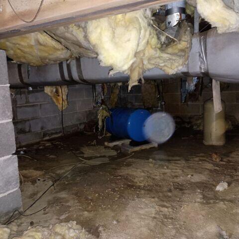 Crawl Space Before