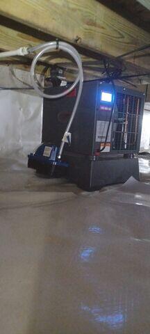 Crawl Space Dehumidifying