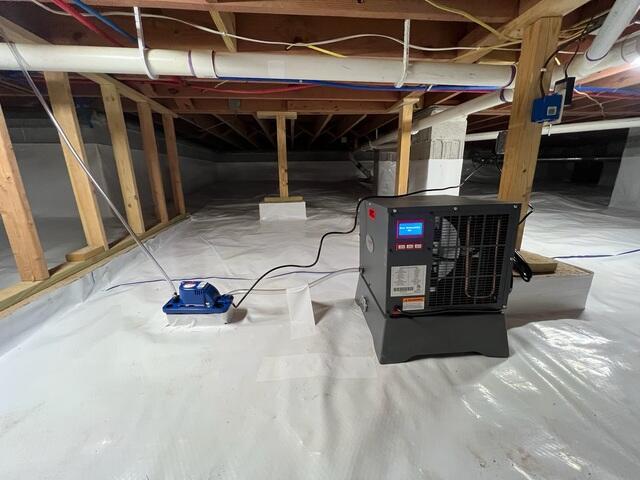 Crawl Space Dehumidification
