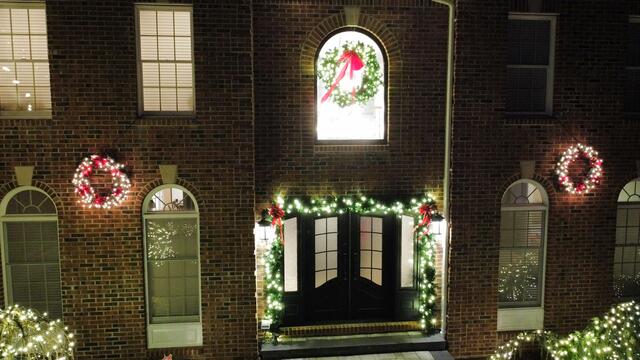 Wreaths Are Illuminated