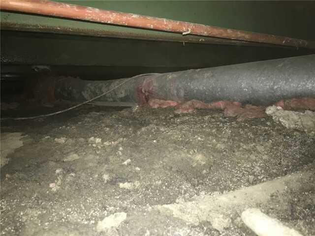 Wet and moldy crawl space in Union City, California