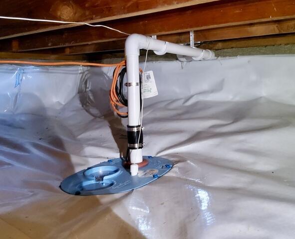 Professional sump pump system installed in Concord, CA