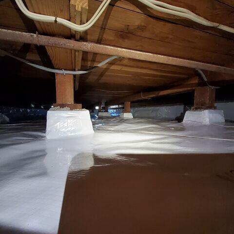 Crawl space encapsulation in Pinole, CA