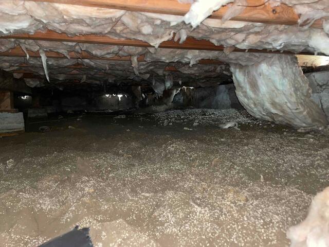 Wet and soggy Pittsburg, CA, crawl space