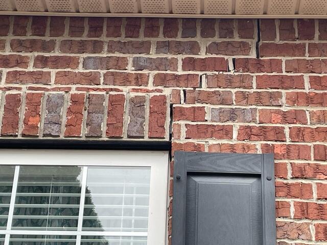 Cracking on Exterior of Home