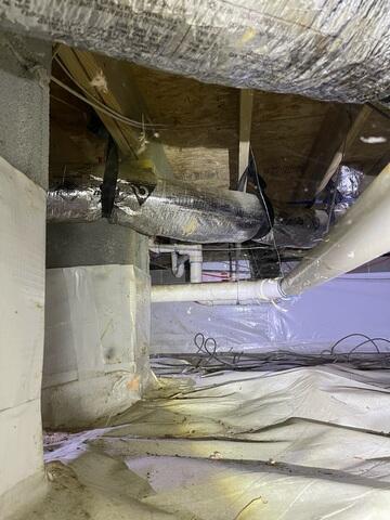 Crawl Space Before Project