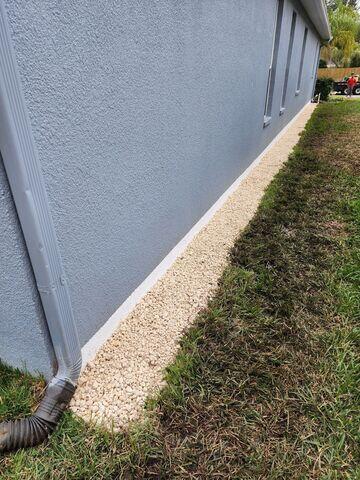 French Drain Concealment