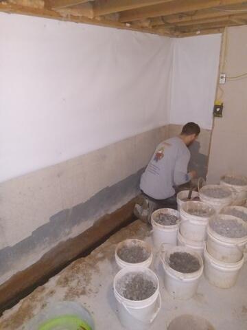 Trench opened up