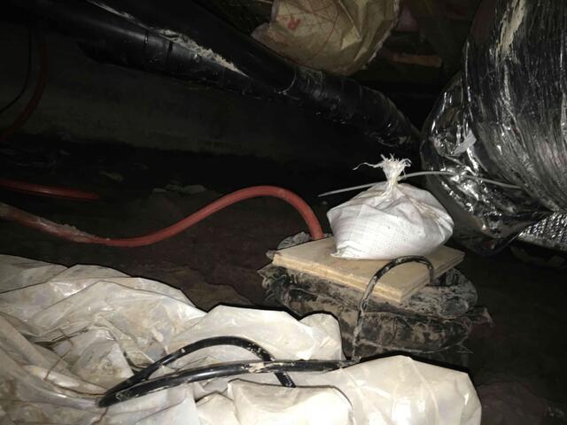 DIY mess in Bolinas, CA, crawlspace