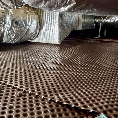 Clean Crawlspace moisture barrier in Bolinas, CA