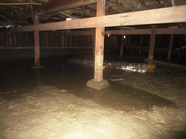 Crawlspace flood in Corte Madera, CA