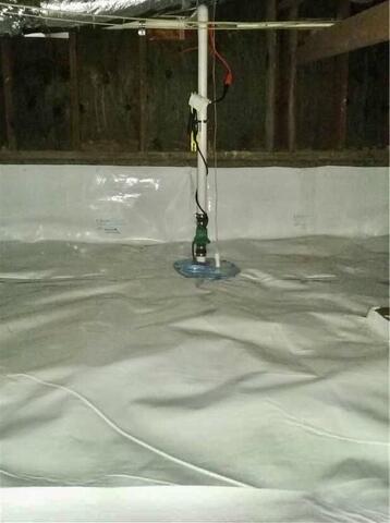 Crawlspace Sump Pump installed Corte Madera, California