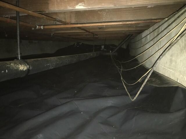 Dry crawlspace in Tomales, CA
