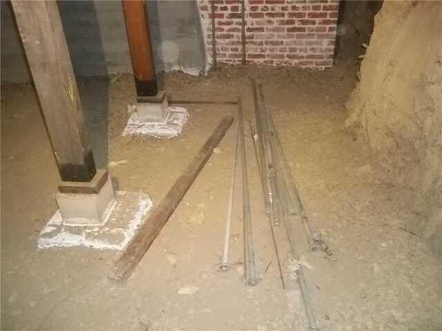 Unusable crawlspace under home in Kentfield, CA