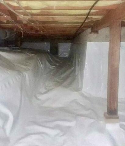 CleanSpace crawlspace encapsulation in Kentfield, CA