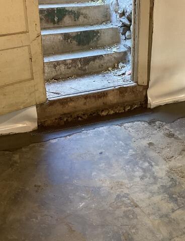 TrenchDrain Installed