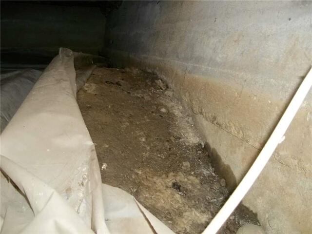 Mud not draining from Olema, California, crawlspace