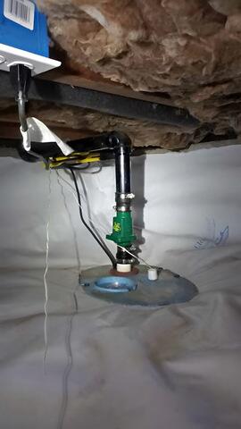 Sump pump installation in Olema, CA