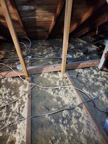 Insulation installed