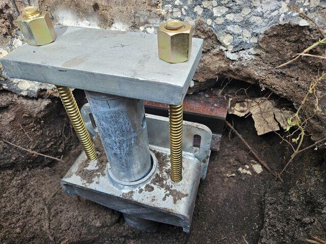 Helical Pier Stabilization