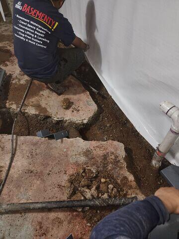 WaterGuard French Drain Installation