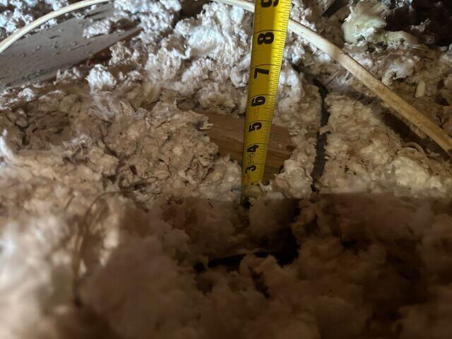 2- 3 inches of insulation