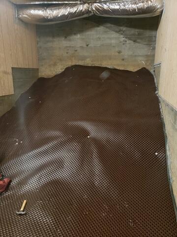 Delta matting was installed for added protection In Ross, CA