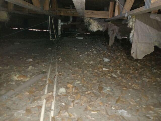 Damaged Crawlspace