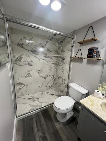 Finished product without doors