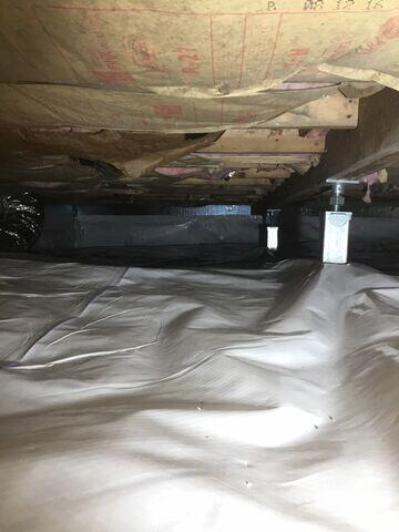 After Crawlspace Waterproofing