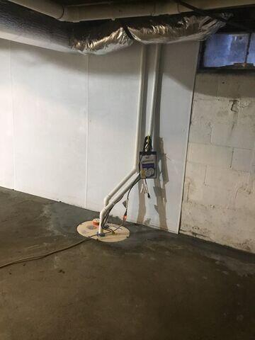 After Basement Waterproofing
