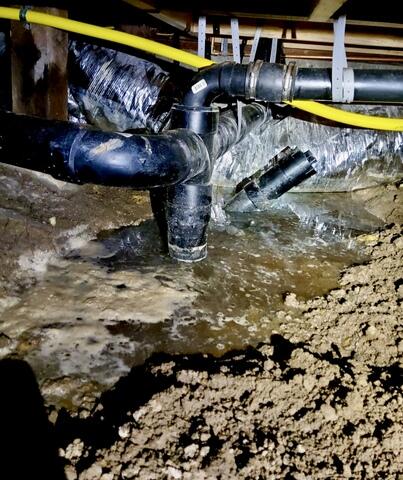 Still more standing water and mud