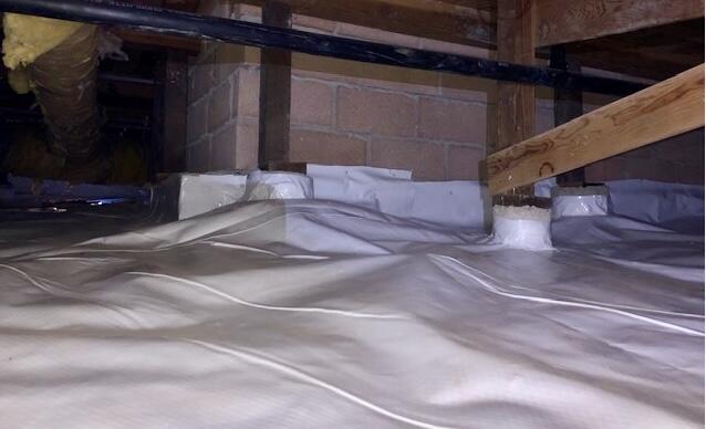 CleanSpace® Crawl Space Vapor Barrier system In Pebble Beach, CA, home