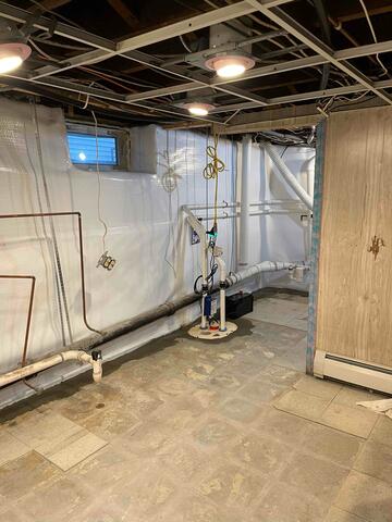 TripleSafe Sump Pump Discharging Water!