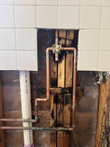 Installation of relocating Piping and Valve