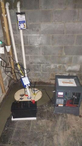 TripleSafe Sump Pump System and SaniDry Sedona