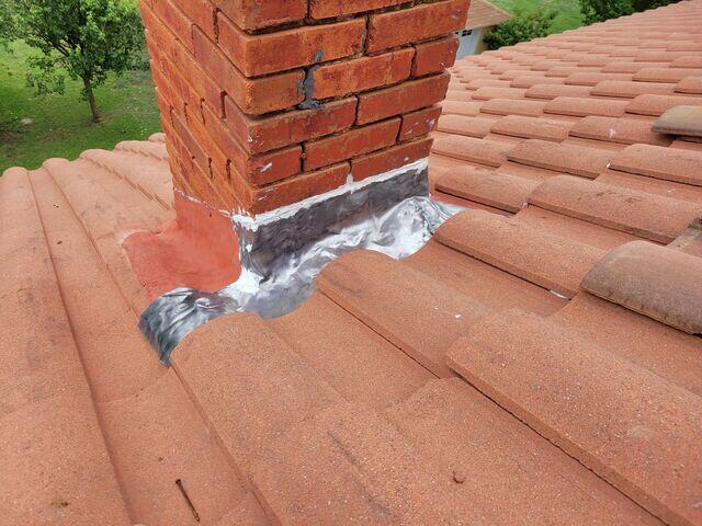 Lead Flashing around Chimney