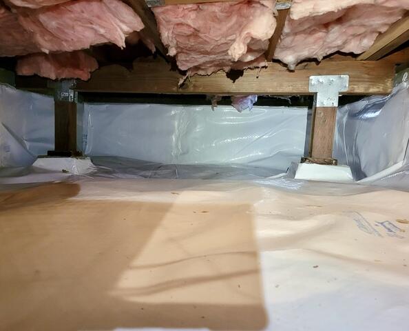 Crawlspace encapsulation protects Belmont, CA, home