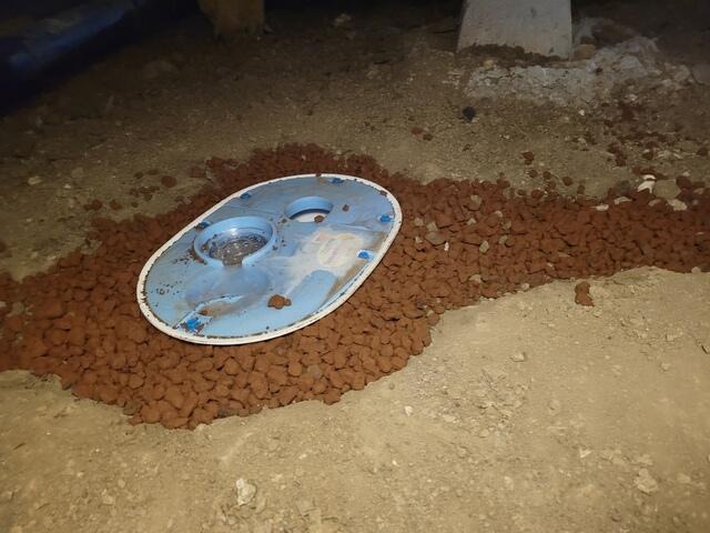 Installation of sump pump, Belton, CA, home