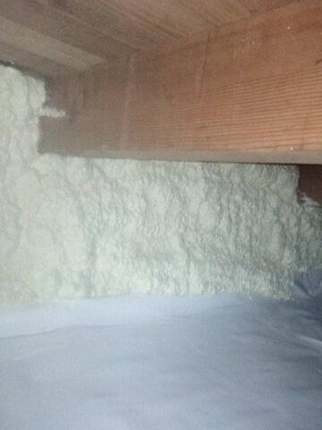 Spray Foam insulation and CleanSpace