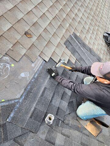 Replacing the shingles