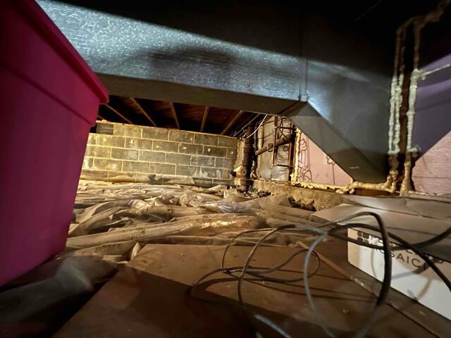 Crawl Space Before