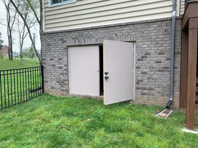 Crawl Space Entrance