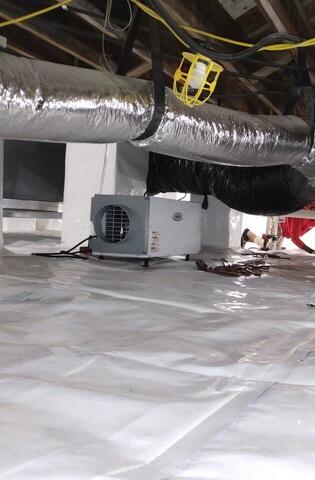 Crawl Space Dehumidifier