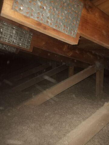 Attic well insulated