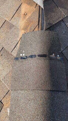 Damage to the hip shingles.